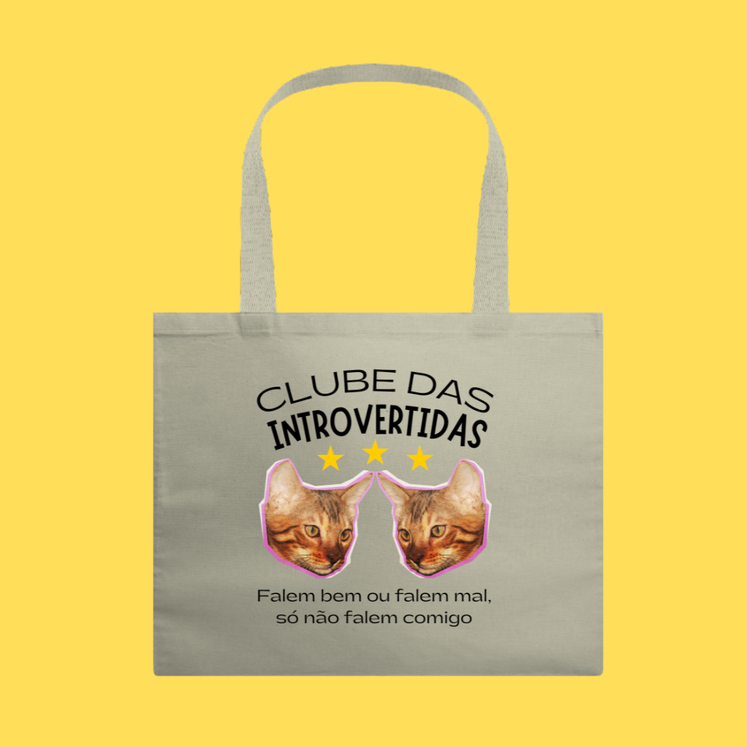 Ecobag Clube das introvertidas