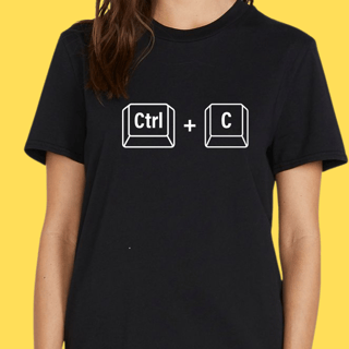 Camiseta Mãe/Pai Ctrl + C