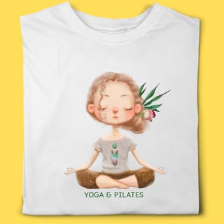 Camiseta Yoga e pilates