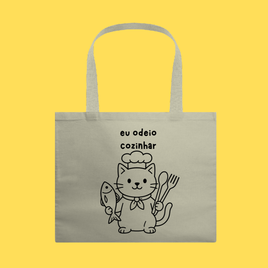 Ecobag Eu odeio cozinhar