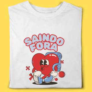Camiseta Saindo fora