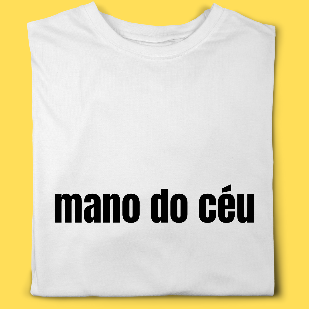 Camiseta mano do céu