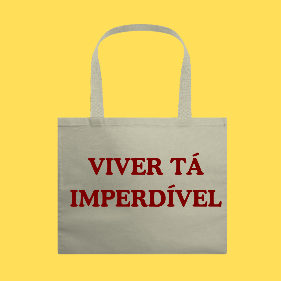Ecobag VIVER TÁ IMPERDÍVEL