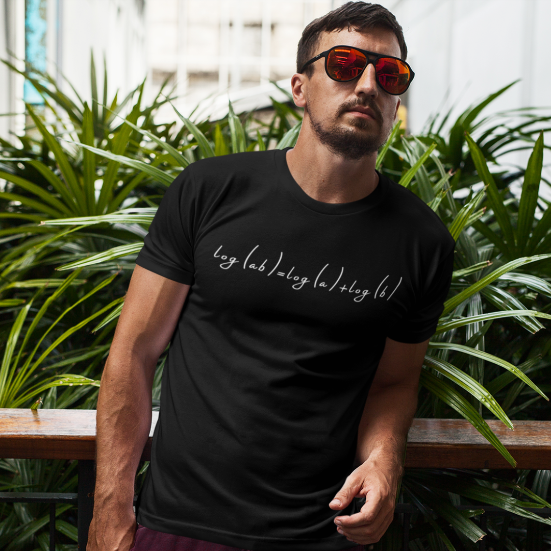 Nome do produto: Camiseta Exatas Logaritmos Masculina