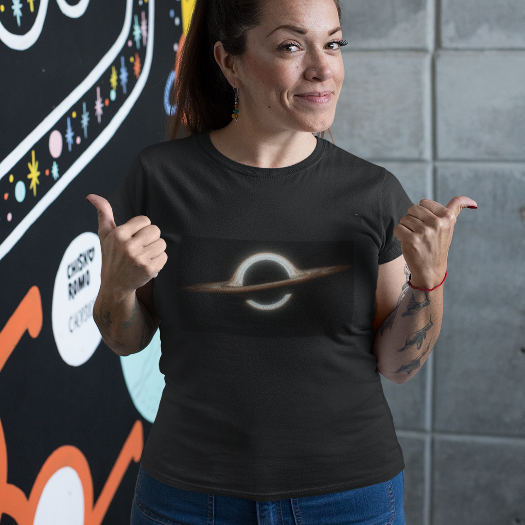 Nome do produto: Camiseta Espaço Buraco Negro Feminina