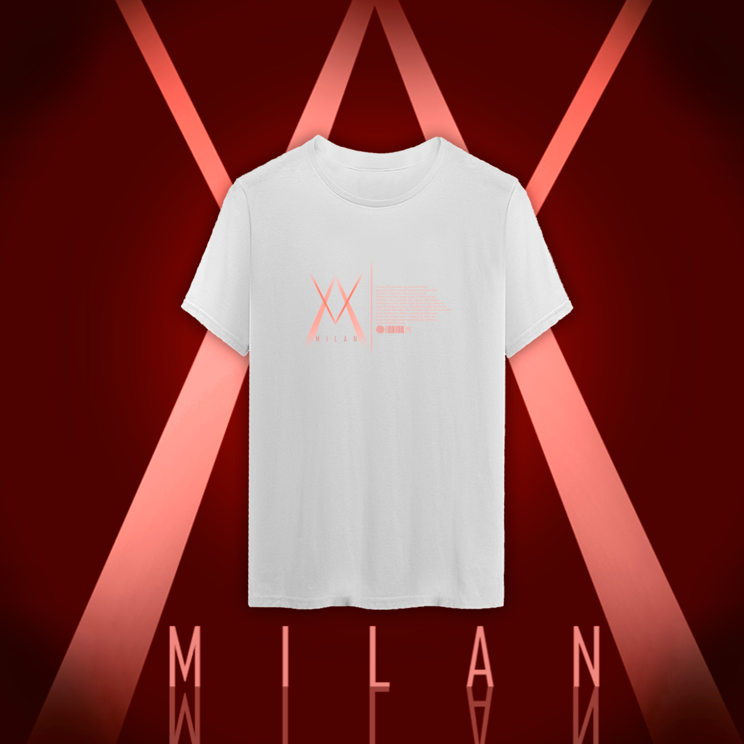 Nome do produto: Camisa Milan Text