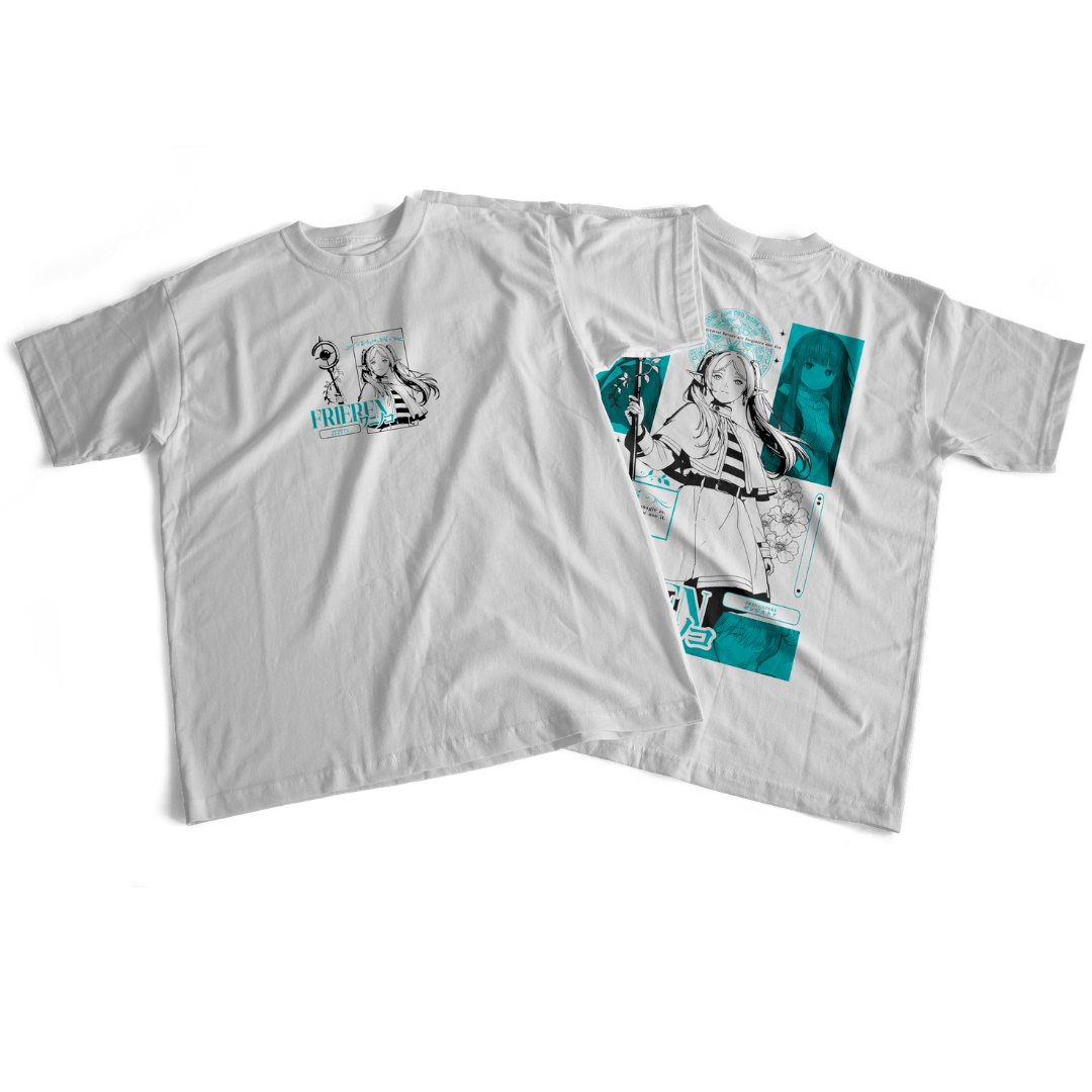 Camiseta frente e verso Legendary Frieren