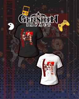  Camiseta Genshin Impact - Klee