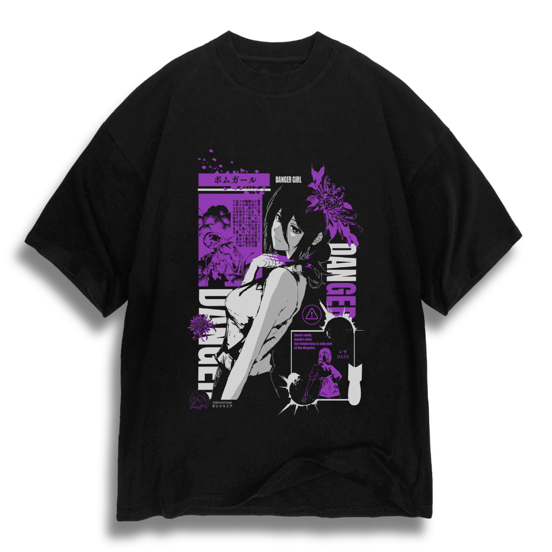 Oversize Reze Danger Bomb - dark color