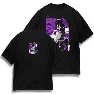 Oversize frente e verso Reze Danger Bomb - dark color