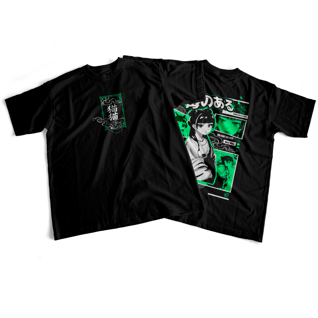 Camiseta frente e verso Jade Apothecary - dark colors