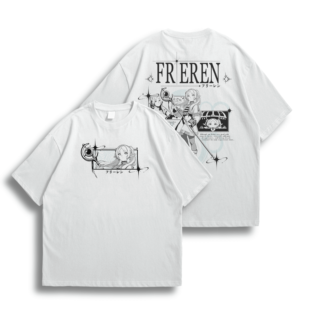 Nome do produto: Oversize frente e verso Slayer Frieren