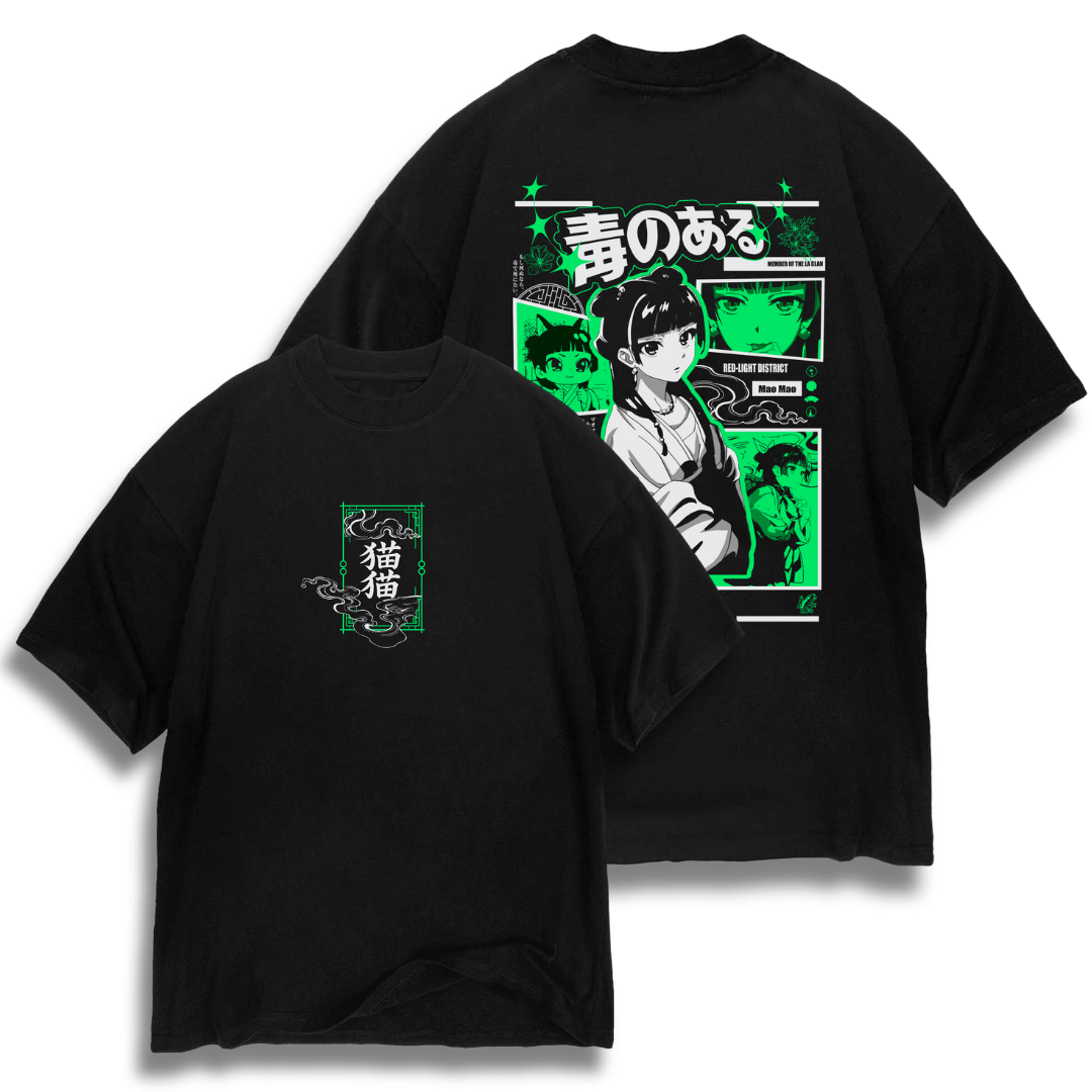 Oversize frente e verso Jade Apothecary - dark color