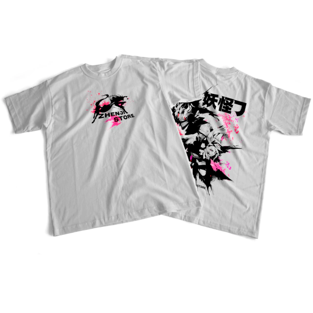 Camiseta frente e verso Yokai Team 