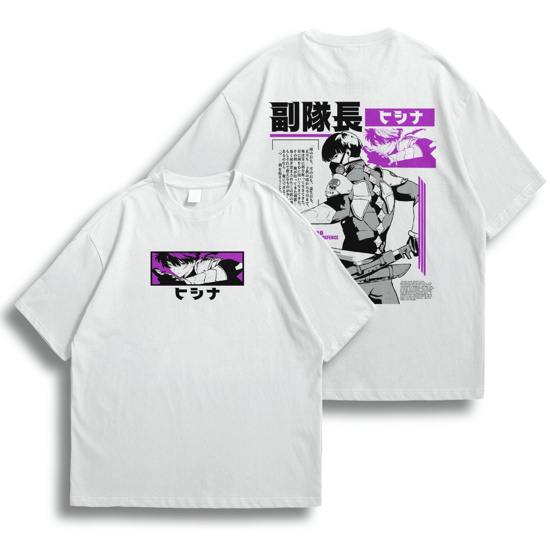 Oversize frente e verso Capitan Soshiro 