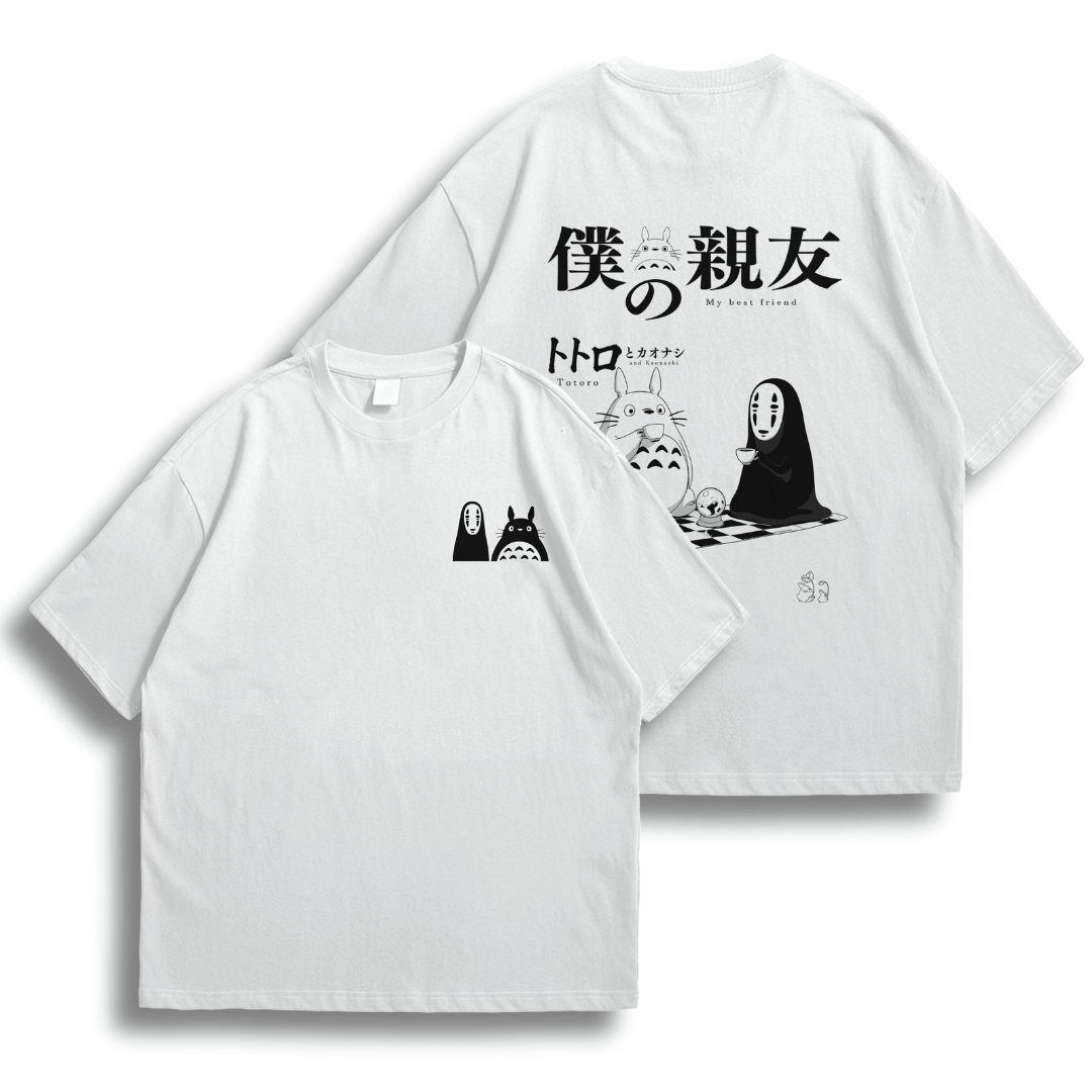 Oversize frente e verso Best friend Totoro