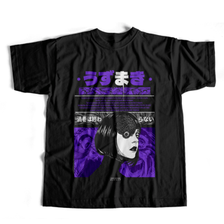 Camiseta Uzumaki Spiral of Madness - dark colors
