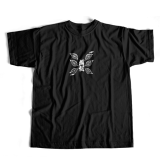 Minimalist Eyes of the demon moon - dark colors