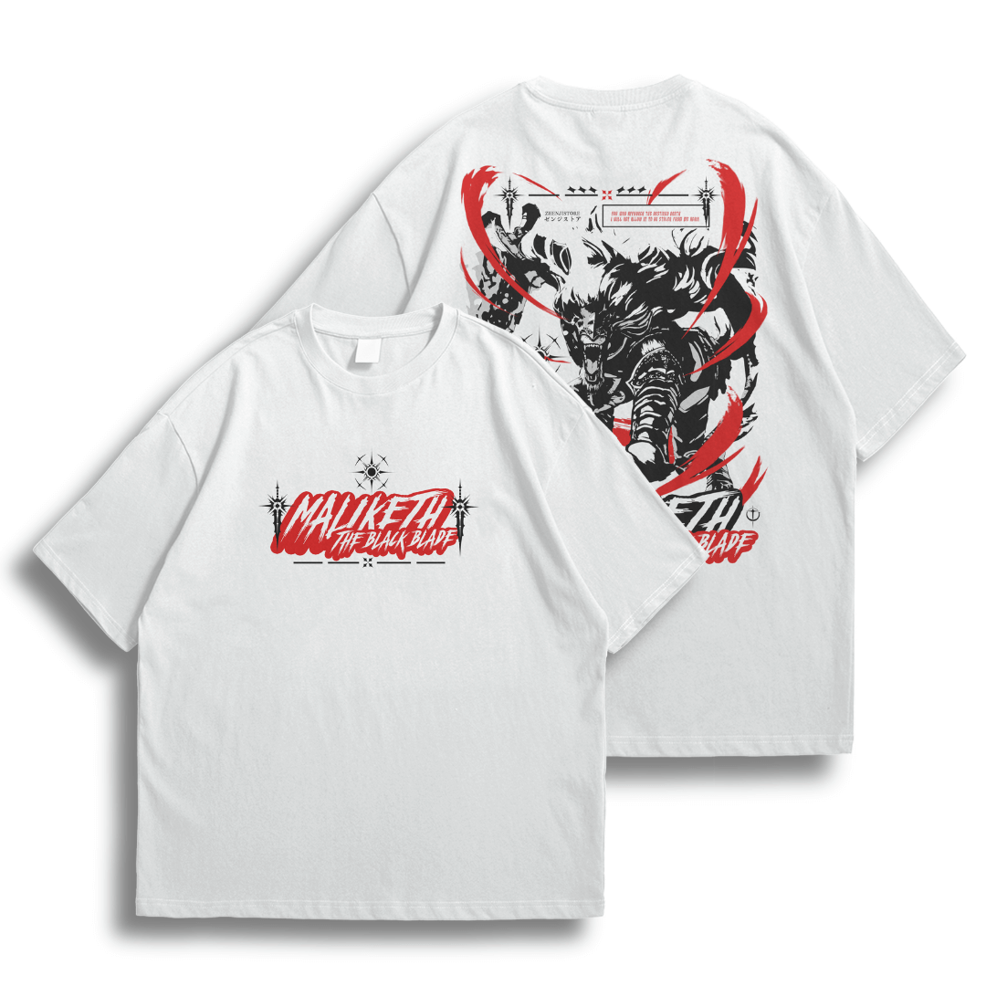 Oversize frente e verso The Black Blade 