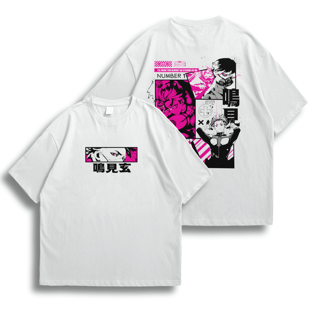 Oversize frente e verso Narumi Number 1