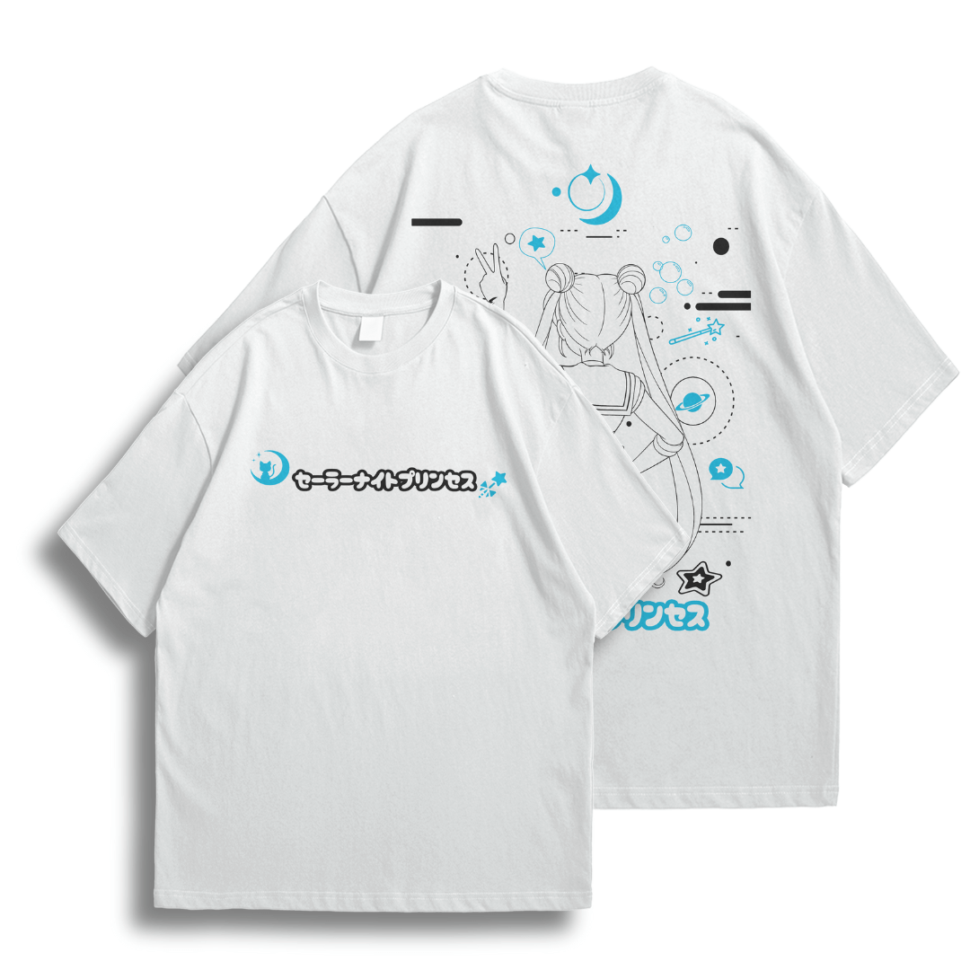 Oversize frente e verso Princess Moon