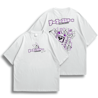 Oversize frente e verso Gamer Goth Girl