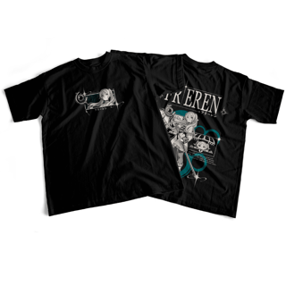 Camiseta frente e verso Slayer Frieren - dark colors