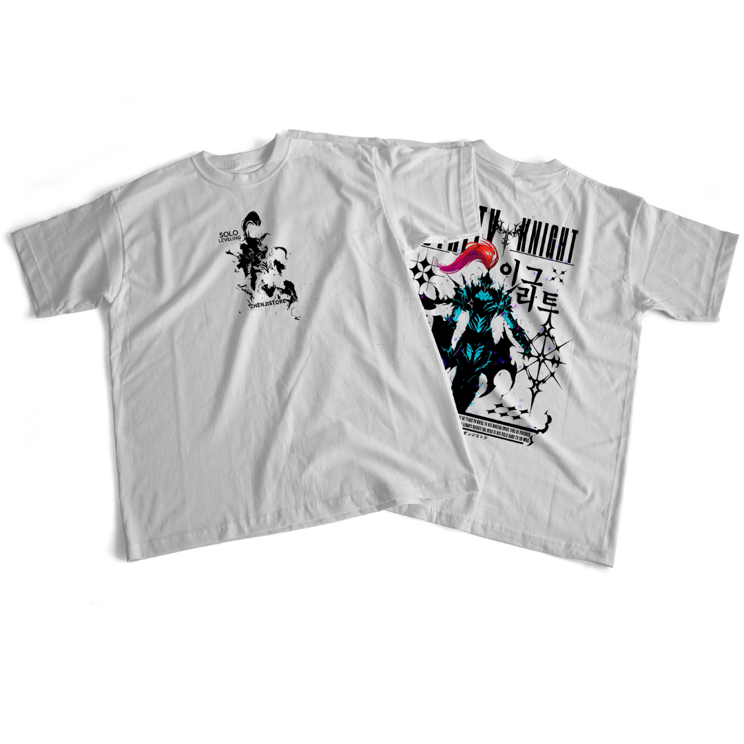 Camiseta Solo Leveling frente e verso - Igris