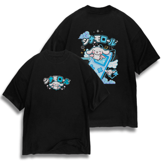 Oversize frente e verso Sweet pixel dream - dark colors