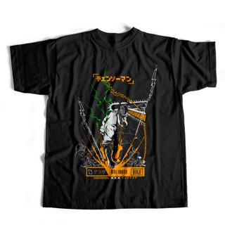 Camiseta Chainsawman - Denji dark colors