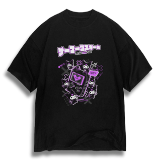 Oversize Gamer Goth Girl - dark color