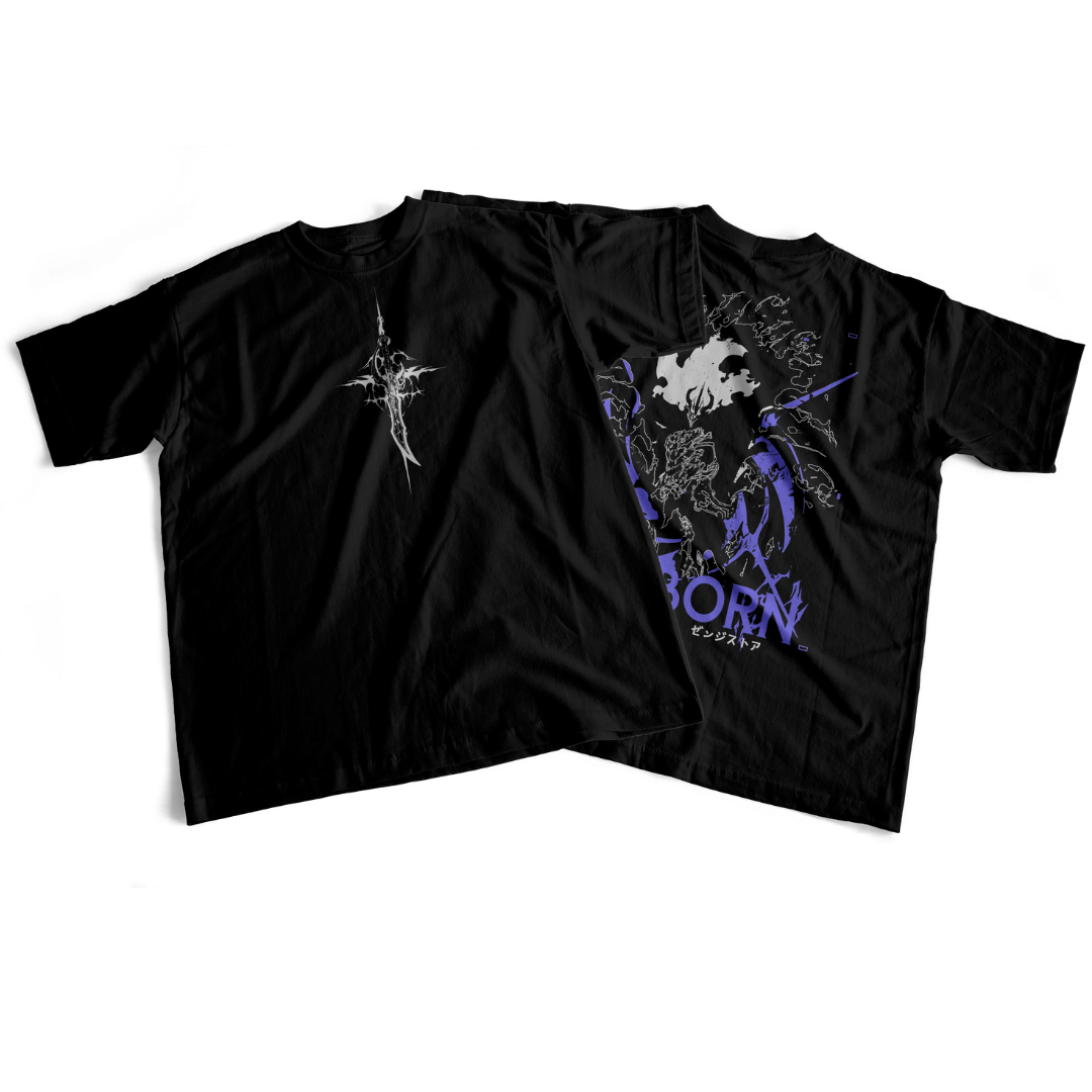 Camiseta frente e verso Ashborn - dark color