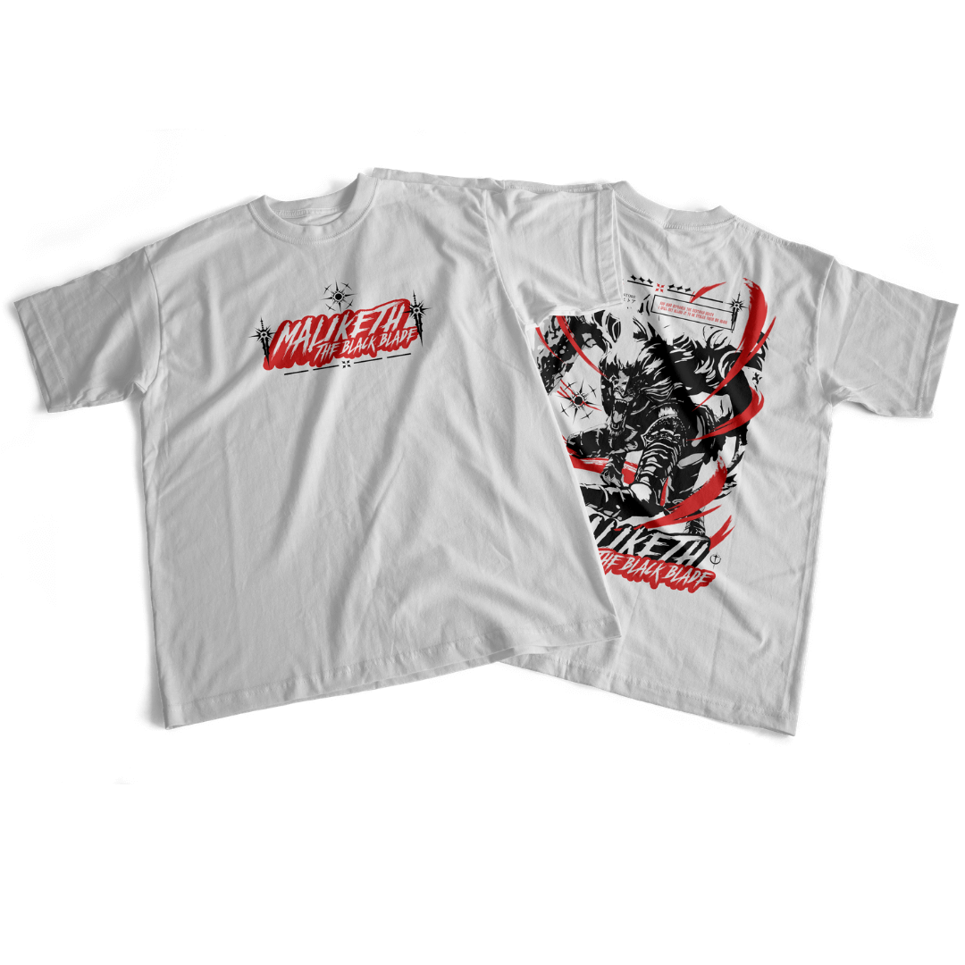 Camiseta frente e verso The Black Blade