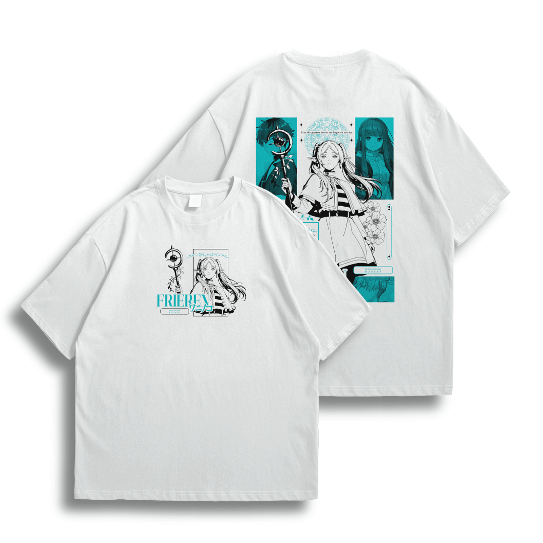 Oversize frente e verso Legendary Frieren