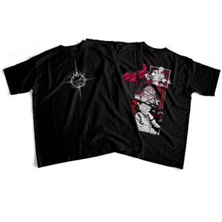 Camiseta Jujutsu Kaisen frente e verso - Sukuna dark colors