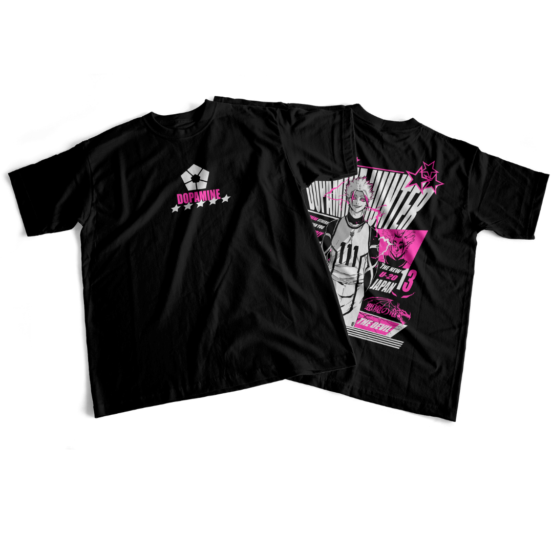 Camiseta frente e verso Hunter Shido - dark colors