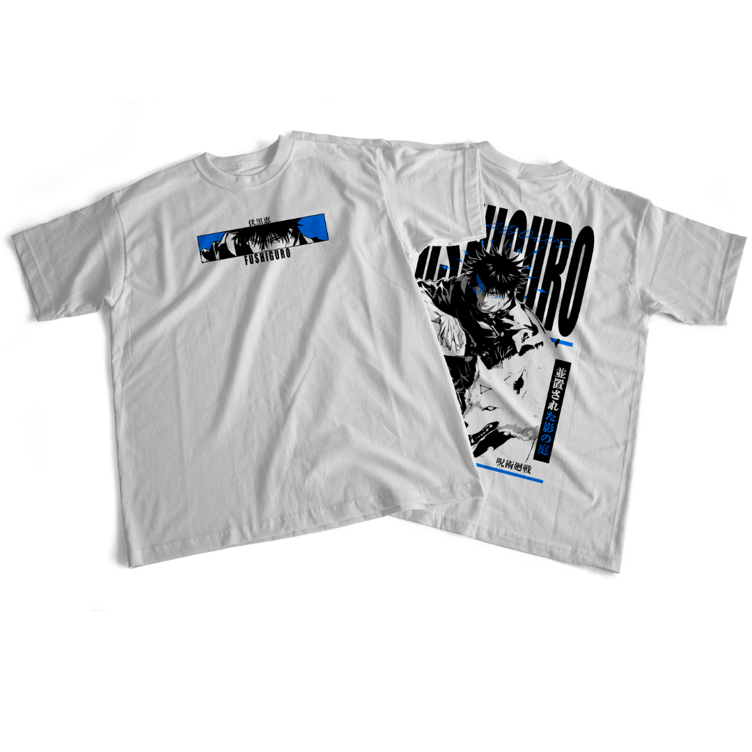 Camiseta frente e verso Megumi Shadows