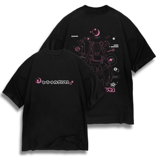 Oversize frente e verso Princess Moon - dark color