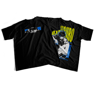 Camiseta frente e verso Megumi Shadows - dark colors