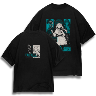 Oversize frente e verso Legendary Frieren - dark color