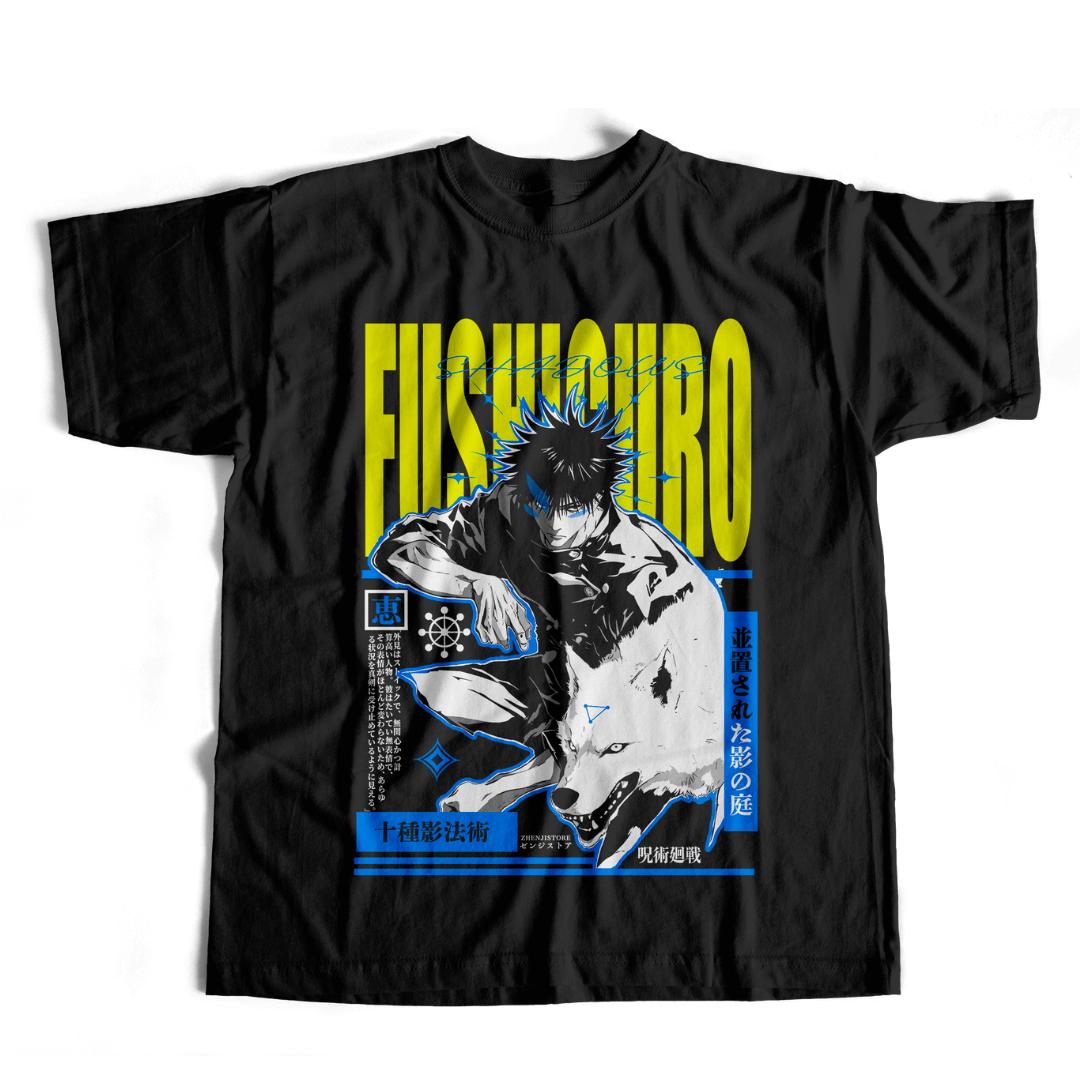 Camiseta Megumi Shadows - dark colors