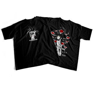 Camiseta Chainsawman frente e verso - Makima dark colors