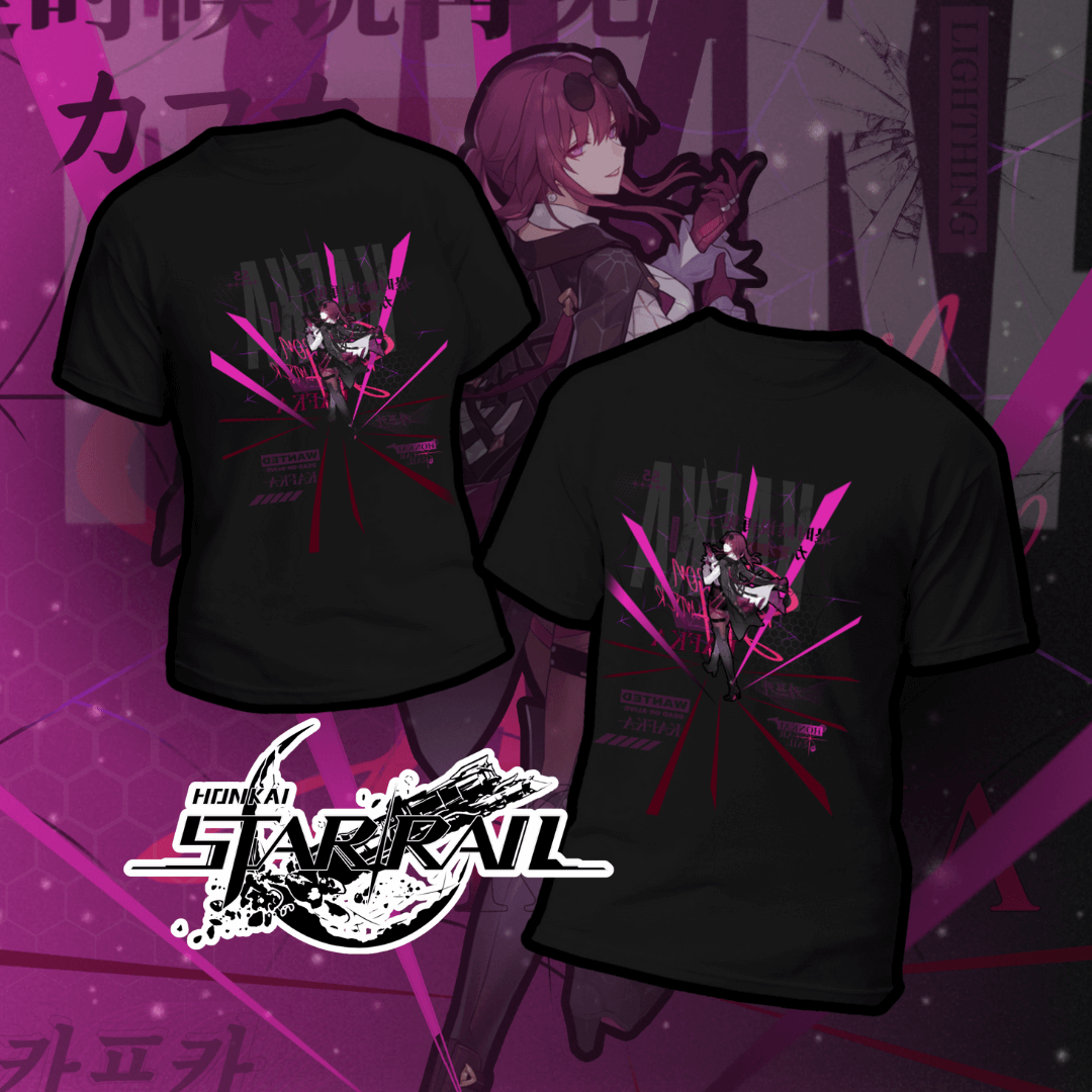 Nome do produto: Camiseta Honkai Star Rail - Kafka Dark Colors