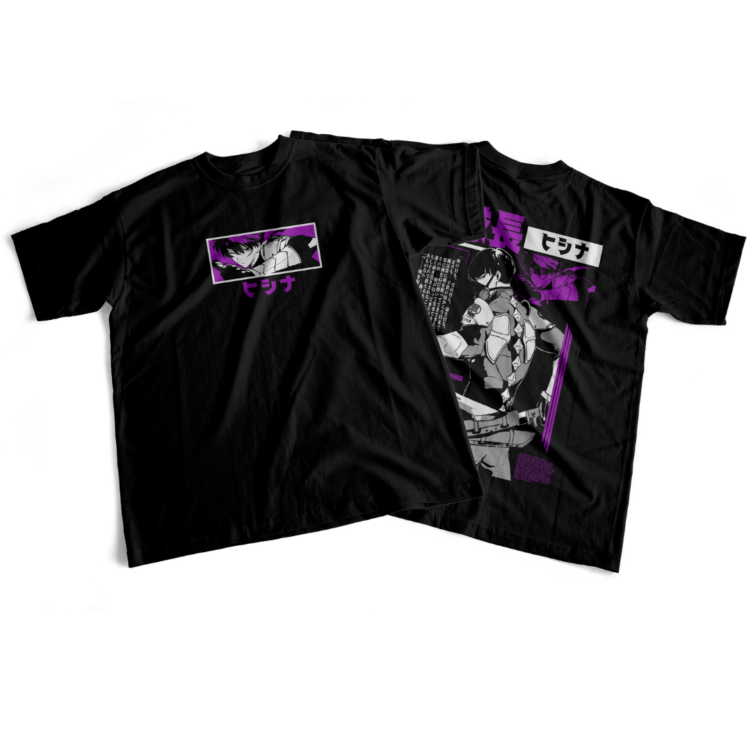 Camiseta frente e verso Capitan Soshiro - dark colors