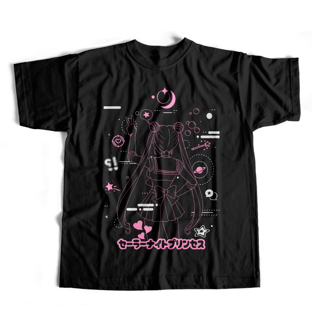 Camiseta Princess Moon - dark colors