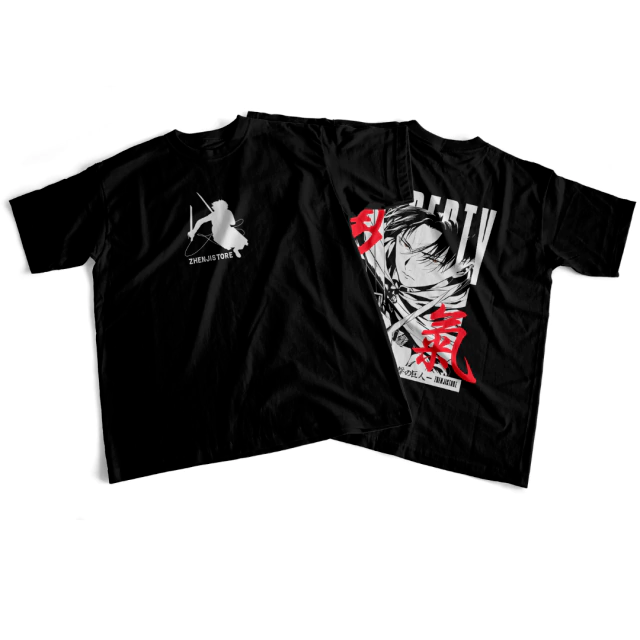 Nome do produto: Camiseta frente e verso Ackerman Soldier - dark colors