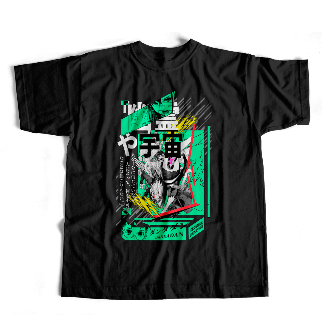  Camiseta Dandadan - dark colors