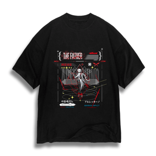 Oversize Genshin Impact - Arlecchino dark colors