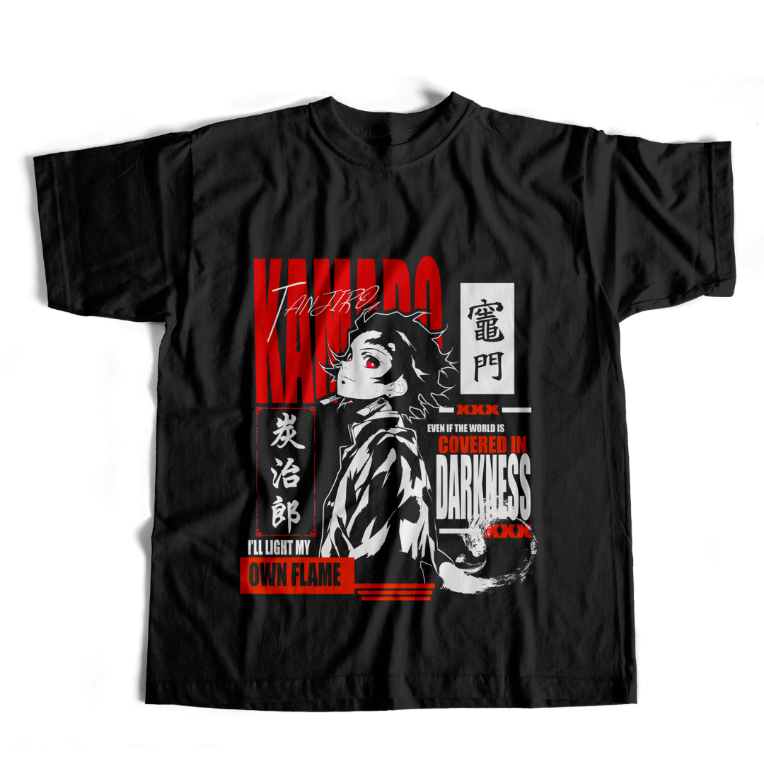 Camiseta Tanjiro Slayer - dark colors