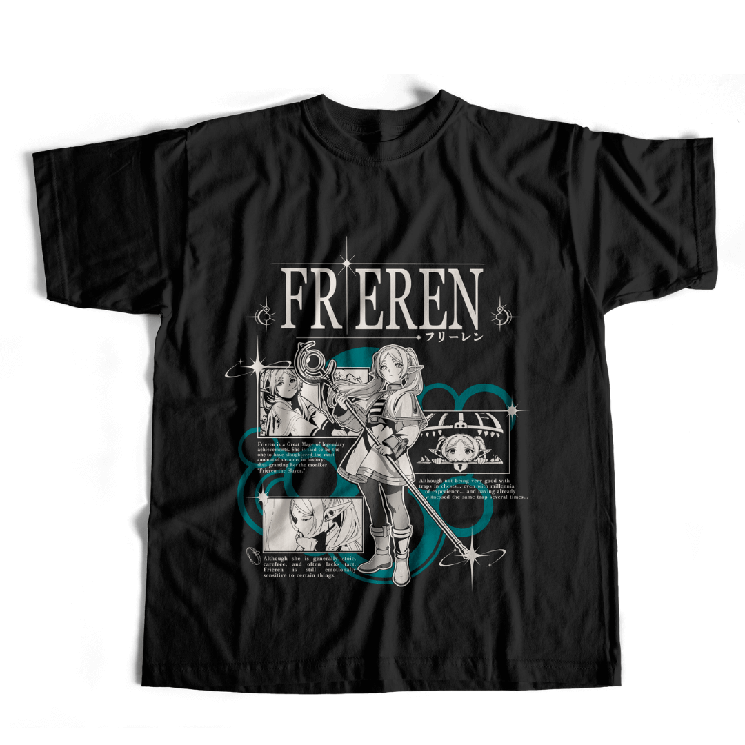 Camiseta Slayer Frieren - dark colors
